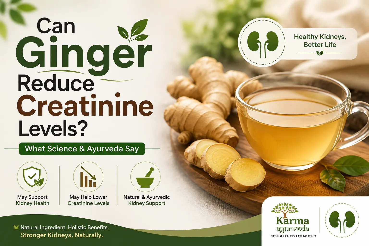 Can Ginger Reduce Creatinine Levels?